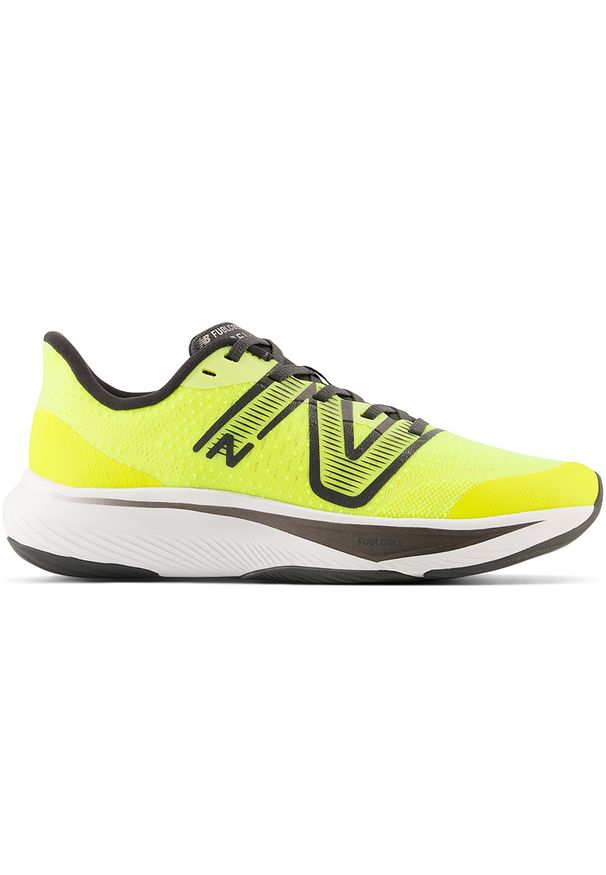 Buty dziecięce New Balance GPFCXPB3 – żółte. Kolor: żółty. Materiał: materiał, syntetyk, guma. Szerokość cholewki: normalna. Sport: fitness