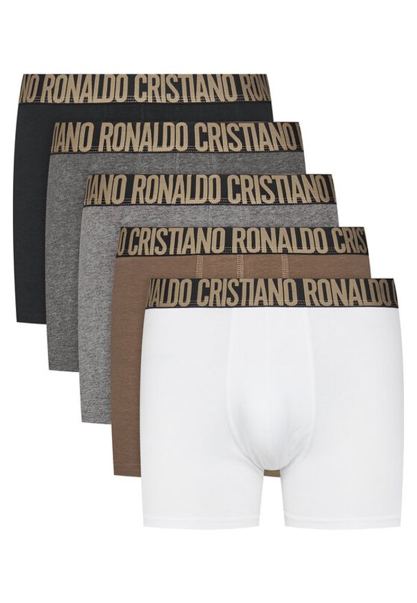 Cristiano Ronaldo CR7 Komplet 5 par bokserek 300-8123-49 Kolorowy. Materiał: bawełna. Wzór: kolorowy