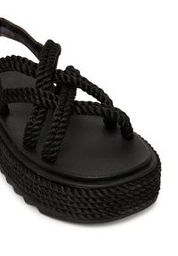 Bohonomad Sandały Bodrum BOD.0020.CPS Czarny. Kolor: czarny. Materiał: materiał #3