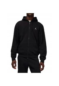 Jordan - Bluza na co dzień męska NIKE JORDAN BROOKLYN FLEECE ciepła na zamek z kapturem. Typ kołnierza: kaptur. Kolor: czarny #1