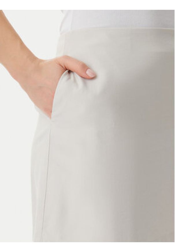 Calvin Klein Jeans Spódnica mini J20J225328 Écru Regular Fit. Materiał: syntetyk