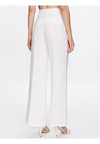 Pinko Spodnie materiałowe 100641 A0IN Biały Relaxed Fit. Kolor: biały. Materiał: wiskoza #4