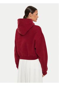 Tommy Jeans Bluza Varsity DW0DW19291 Czerwony Relaxed Fit. Kolor: czerwony. Materiał: bawełna