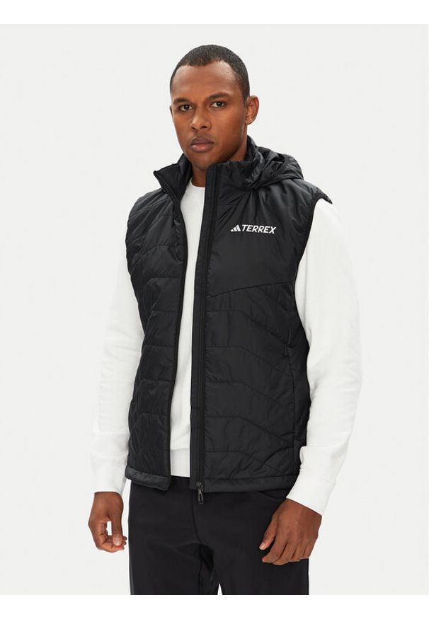 Adidas - adidas Kamizelka Terrex Multi Climawarm JD8403 Czarny Regular Fit. Kolor: czarny. Materiał: syntetyk. Technologia: ClimaWarm (Adidas)