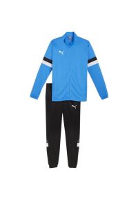 Puma - Dres Męski Team Rise. Kolor: wielokolorowy, niebieski, czarny. Materiał: dresówka