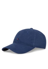 TOMMY HILFIGER - Tommy Hilfiger Czapka z daszkiem Th Flag '85 Soft 6 Panel Cap AM0AM12531 Granatowy. Kolor: niebieski. Materiał: bawełna #1
