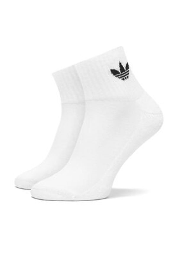 Adidas - adidas Zestaw 6 par niskich skarpet unisex IJ5627 Biały. Kolor: biały. Materiał: bawełna, materiał