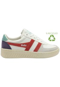 Sneakersy damscy Gola Grandslam Trident. Kolor: biały, wielokolorowy, pomarańczowy #1