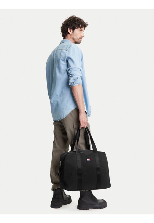 Tommy Jeans Torba weekendowa Tjm Urban Duffle AM0AM13399 Czarny. Kolor: czarny. Materiał: materiał