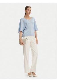 Morgan Bluzka 241-MCHRIS Błękitny Relaxed Fit. Kolor: niebieski. Materiał: wiskoza #3