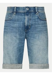 G-Star RAW - G-Star Raw Szorty jeansowe Mosa D24430-D498-G564 Niebieski Regular Fit. Kolor: niebieski. Materiał: bawełna #1