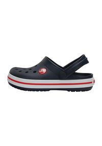 Buty do chodzenia niemowlęce Crocs Crocband Clog. Zapięcie: bez zapięcia. Kolor: niebieski. Materiał: guma, syntetyk, materiał. Szerokość cholewki: normalna. Sport: turystyka piesza