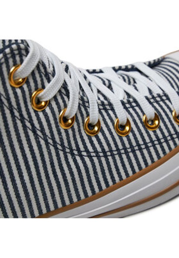Converse Trampki Chuck Taylor All Star Herringbone Stripe A07232C Niebieski. Kolor: niebieski. Materiał: materiał