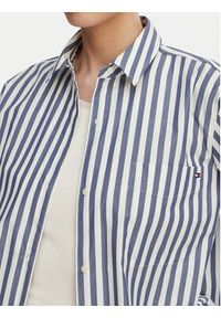TOMMY HILFIGER - Tommy Hilfiger Koszula WW0WW45612 Niebieski jasny. Kolor: niebieski. Materiał: bawełna #3