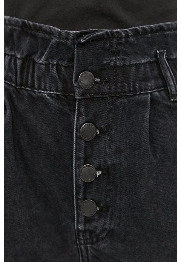 only - Only - Szorty jeansowe. Okazja: na co dzień. Kolor: szary. Materiał: jeans. Wzór: gładki. Styl: casual