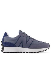Buty New Balance U327MA - fioletowe. Okazja: na co dzień. Zapięcie: sznurówki. Kolor: fioletowy. Materiał: guma, skóra, zamsz, prążkowany, materiał. Szerokość cholewki: normalna