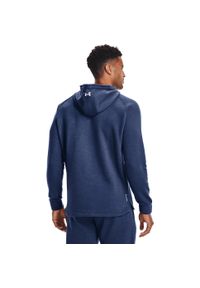 Bluza z kapturem Under Armour Ua Pjt Rock, Mężczyźni. Typ kołnierza: kaptur. Kolor: niebieski. Materiał: bawełna, materiał #2