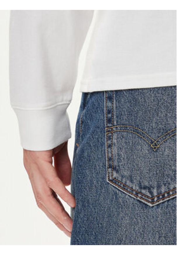 Levi's® Longsleeve Original Logo Tee 72848-0000 Biały Regular Fit. Kolor: biały. Materiał: bawełna. Długość rękawa: długi rękaw