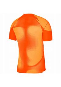 Nike - Męska Koszulka Bramkarska Gardien 4 DriFIT Z Krótkim Rękawem. Kolor: pomarańczowy, wielokolorowy, żółty. Długość rękawa: krótki rękaw. Długość: krótkie. Sport: turystyka piesza