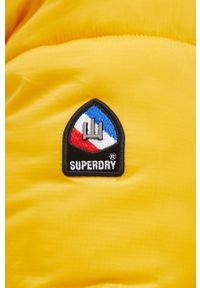 Superdry kurtka męska kolor żółty zimowa. Okazja: na co dzień. Kolor: żółty. Materiał: włókno. Sezon: zima. Styl: casual #4