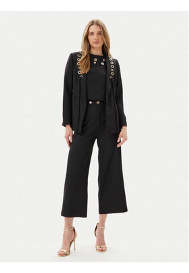 Artigli - ARTIGLI Spodnie materiałowe ACPA000746 Czarny Regular Fit. Kolor: czarny. Materiał: bawełna
