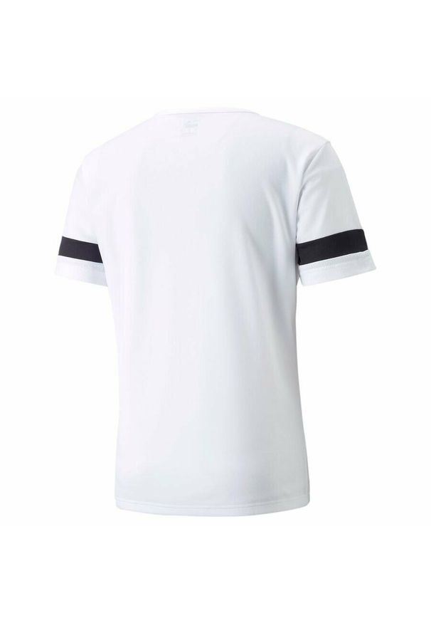 Puma - Koszulka piłkarska męska PUMA teamRISE Jersey. Kolor: biały, czarny, wielokolorowy. Materiał: poliester. Sport: piłka nożna