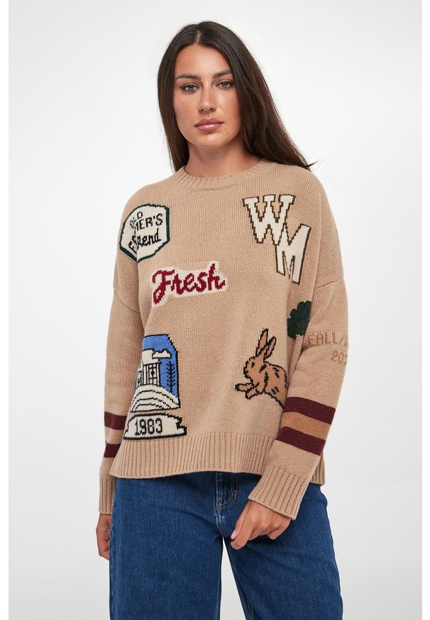 Weekend Max Mara - Sweter damski z wełny dziewiczej Pavidi WEEKEND MAX MARA. Materiał: wełna