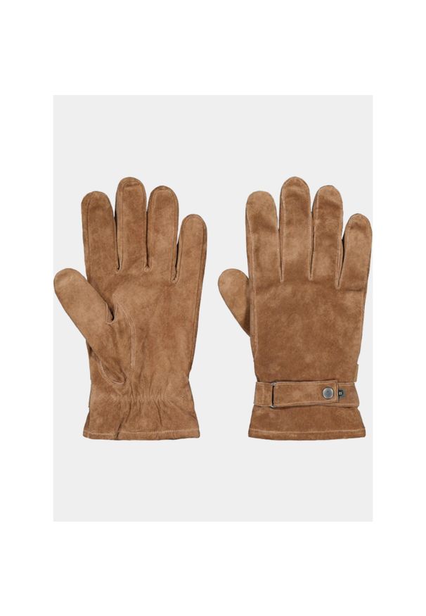 Rękawiczki męskie Barts Vilmari. Kolor: brązowy. Materiał: skóra. Sezon: zima. Sport: turystyka piesza