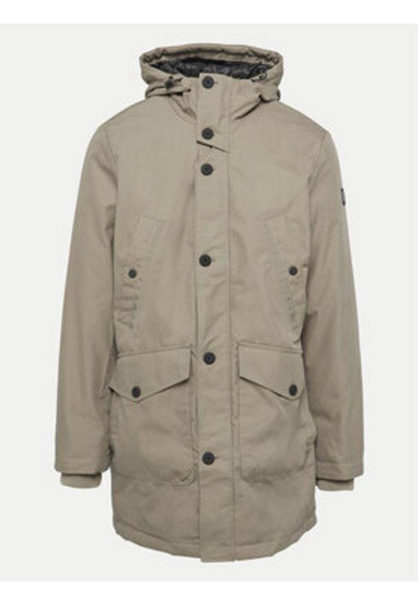 s.Oliver Parka 2150401 Zielony Regular Fit. Kolor: zielony. Materiał: syntetyk