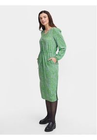 Fransa Sukienka koszulowa 20613273 Zielony Regular Fit. Kolor: zielony. Materiał: wiskoza. Typ sukienki: koszulowe #3
