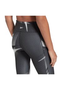 Spodnie legginsy treningowe damskie Reebok Myt Aop Gl2524. Materiał: dzianina, elastan, poliester. Wzór: nadruk. Sport: fitness #4