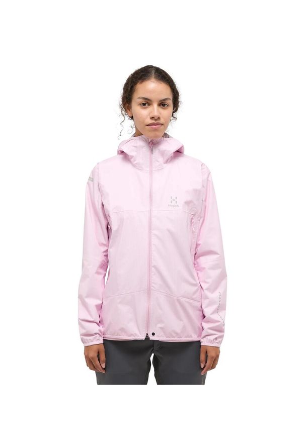 Haglöfs - Kurtka przeciwdeszczowa damska L.I.M Proof Jacket. Kolor: różowy
