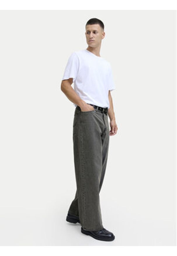 Jack & Jones Jeansy Dave Original 12290242 Szary Baggy Fit. Kolor: szary