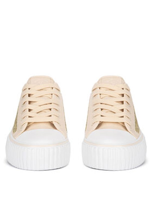 Beverly Hills Polo Club Trampki BHPC058W Beżowy. Kolor: beżowy. Materiał: materiał