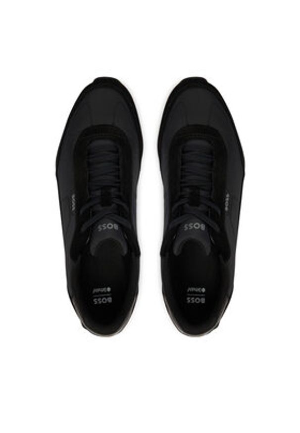 BOSS Sneakersy Jaylen Lowp 50563894 Czarny. Kolor: czarny. Materiał: skóra