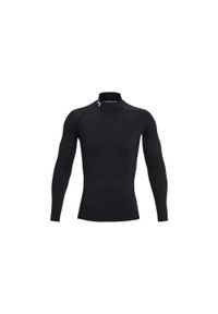 Koszulka treningowa męska Under Armour Heatgear Mock. Kolor: czarny, biały, wielokolorowy. Długość rękawa: długi rękaw. Długość: długie. Sport: bieganie
