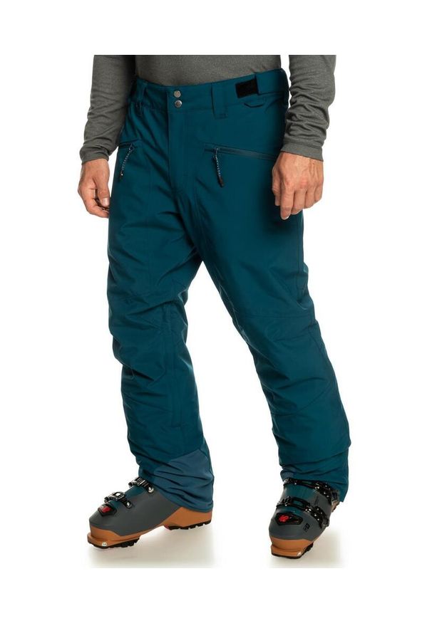Spodnie snowboardowe męskie Quiksilver Boundry. Kolor: niebieski. Sezon: zima. Sport: snowboard