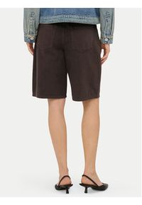 only - ONLY Bermudy Mate 15374734 Brązowy Loose Fit. Kolor: brązowy. Materiał: bawełna #3