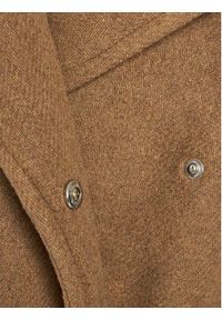 Vero Moda Curve Płaszcz przejściowy Edna 10276372 Brązowy Regular Fit. Kolor: brązowy. Materiał: syntetyk