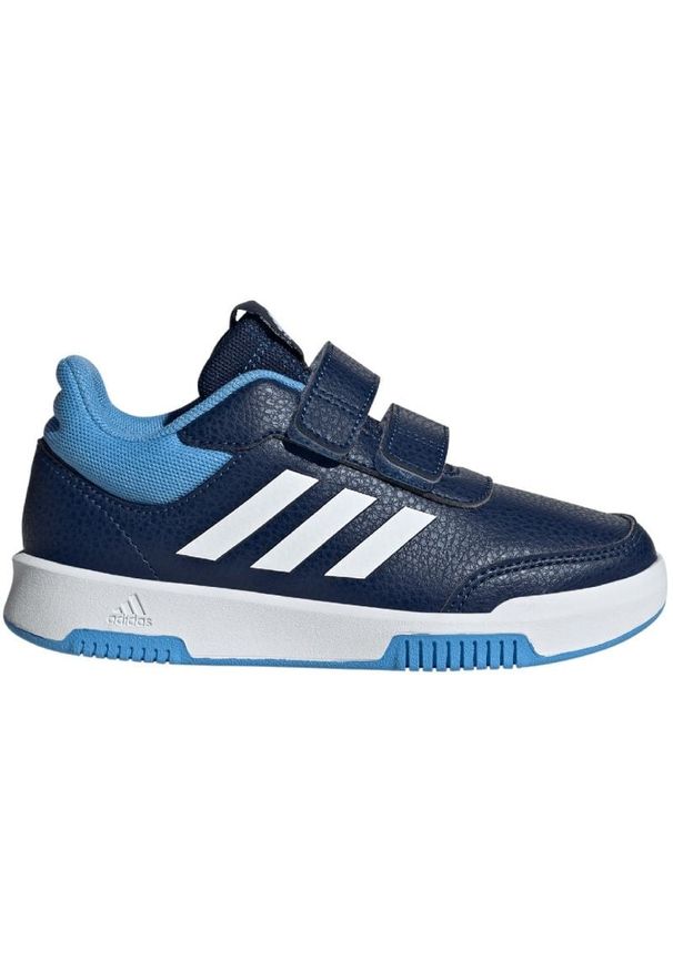 Adidas - Buty adidas Tensaur Run 2.0 Cf K Jr IE0922 niebieskie. Okazja: na co dzień. Zapięcie: rzepy. Kolor: niebieski. Materiał: materiał, syntetyk. Szerokość cholewki: normalna. Sport: bieganie