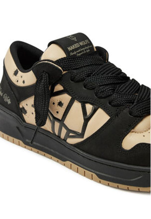 Naked Wolfe Sneakersy CM-00 Czarny. Kolor: czarny. Materiał: skóra