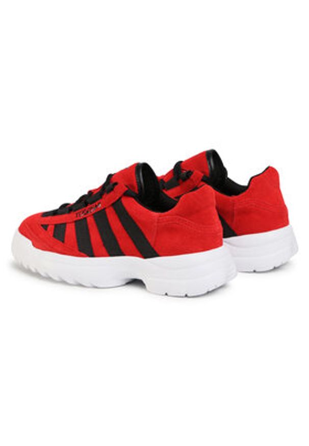 Togoshi Sneakersy TG-07-05-000250 Czerwony. Kolor: czerwony. Materiał: zamsz, skóra