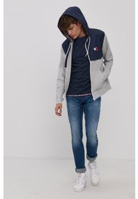 Tommy Jeans - Bluza. Okazja: na co dzień. Typ kołnierza: kaptur. Materiał: bawełna, dzianina. Wzór: aplikacja. Styl: casual #3