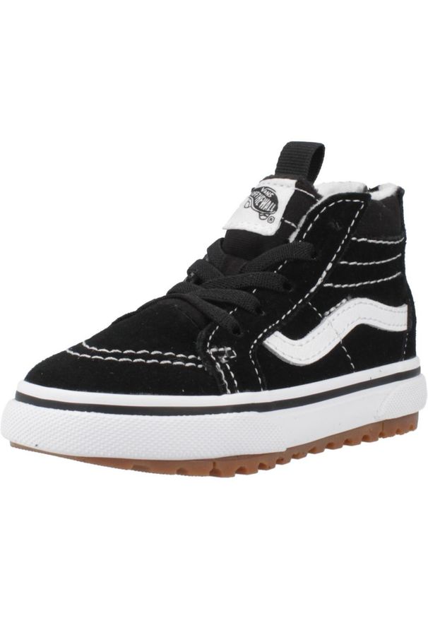 Vans - Buty VANS MTE SK8-HI ZIP Czarny. Kolor: czarny. Materiał: tkanina, skóra