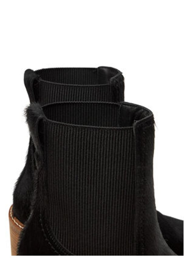 Clarks Botki Cassiano Top 26178668 Czarny. Kolor: czarny. Materiał: skóra