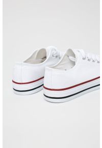 Answear Lab - Answear - Tenisówki. Nosek buta: okrągły. Zapięcie: sznurówki. Kolor: biały #5