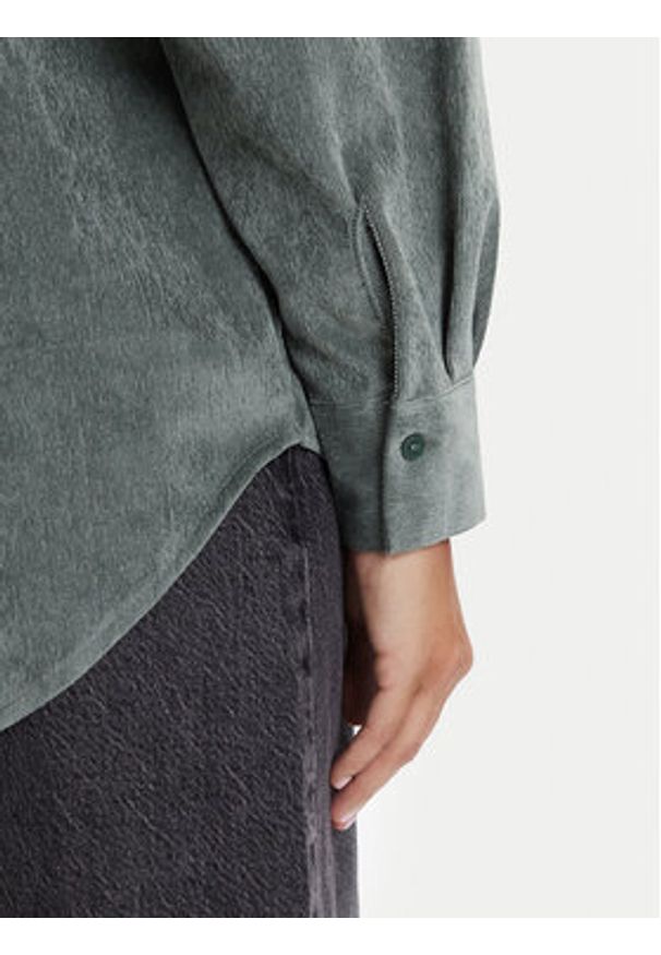 Vero Moda Koszula Sanne 10317194 Zielony Oversize. Kolor: zielony. Materiał: syntetyk