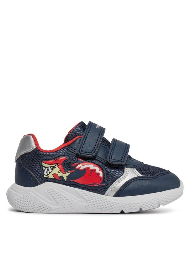 Sneakersy Geox. Kolor: niebieski