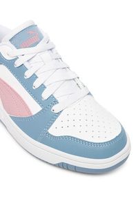 Puma Sneakersy Rebound V6 Lo Jr 393833 30 Biały. Kolor: biały. Materiał: skóra #5