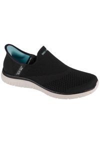 skechers - Buty Kobieta Skechers Slipins Virtue Sleek czarny. Kolor: czarny. Sport: turystyka piesza
